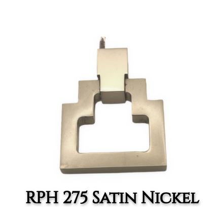 Ultra Luxury home decor hardware Model RPH 275 Tote Cabinet Ring Pulls.  luxury hardware designed  modern home decor interiors . Durable, stylish,  perfect 4 cabinets & drawers. 