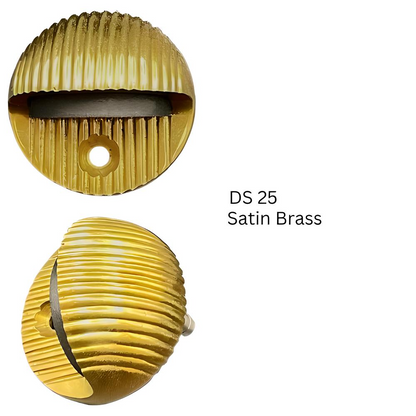 Elevate your home with the DS 25 Polished Brass Door Stop from Fieldbrass. As a direct importer and D2C online store, we deliver high-quality, solid brass luxury hardware designed to impress. Shop premium brass door stops and more at Fieldbrass.com.